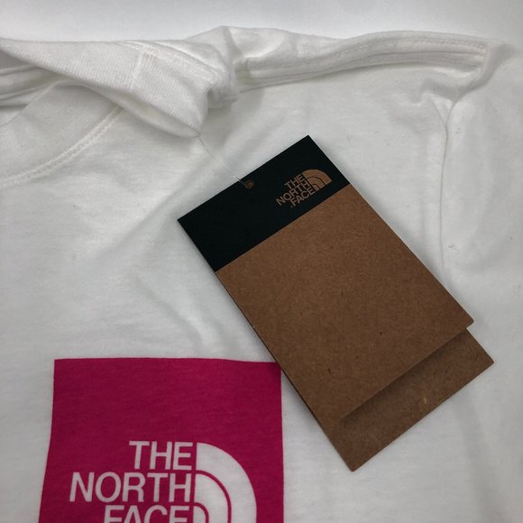 The North Face Short Sleeve Pink Box logo - Picture 3 of 6